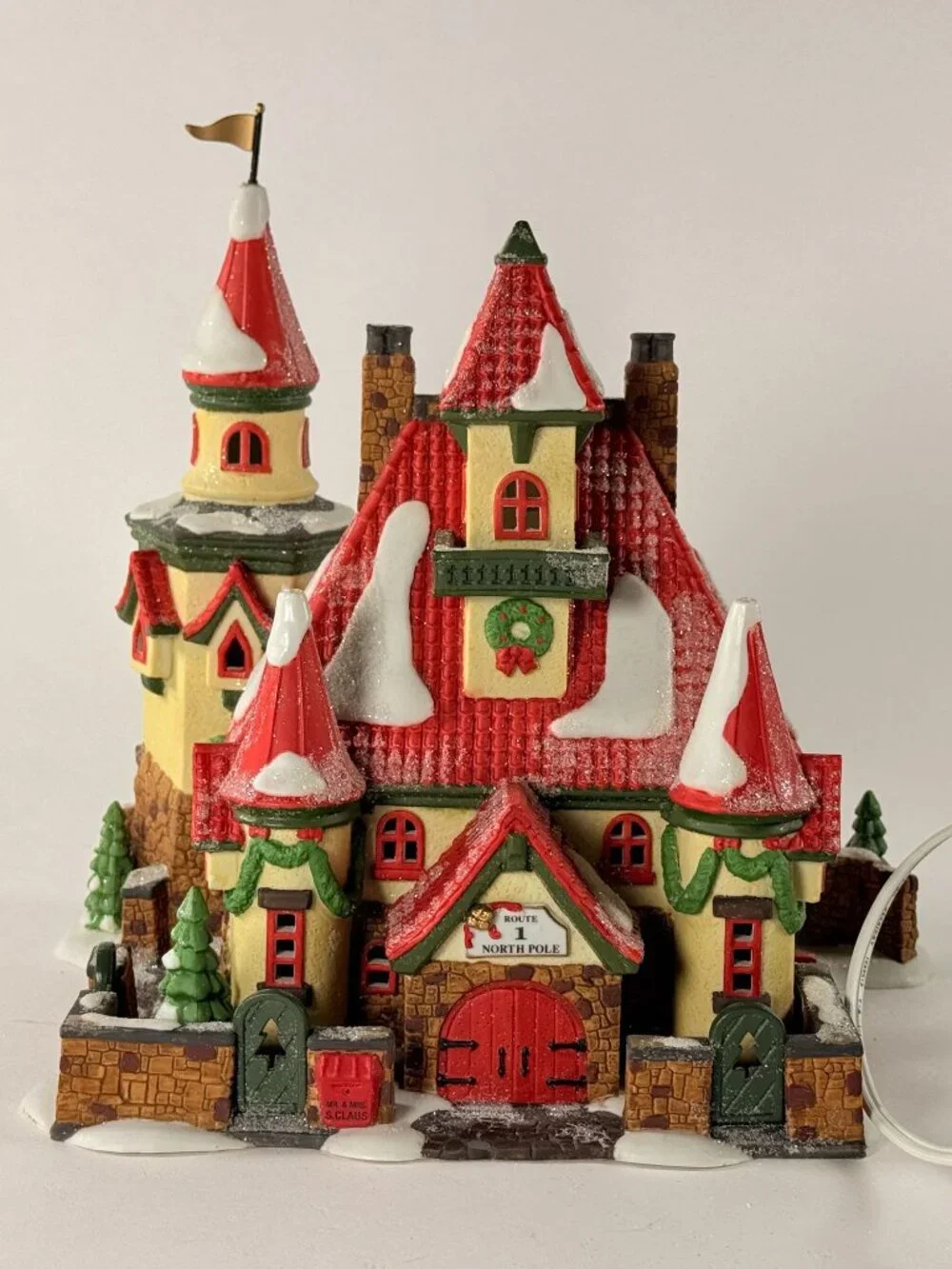 Vintage Dept 56 Route 1 North Pole 